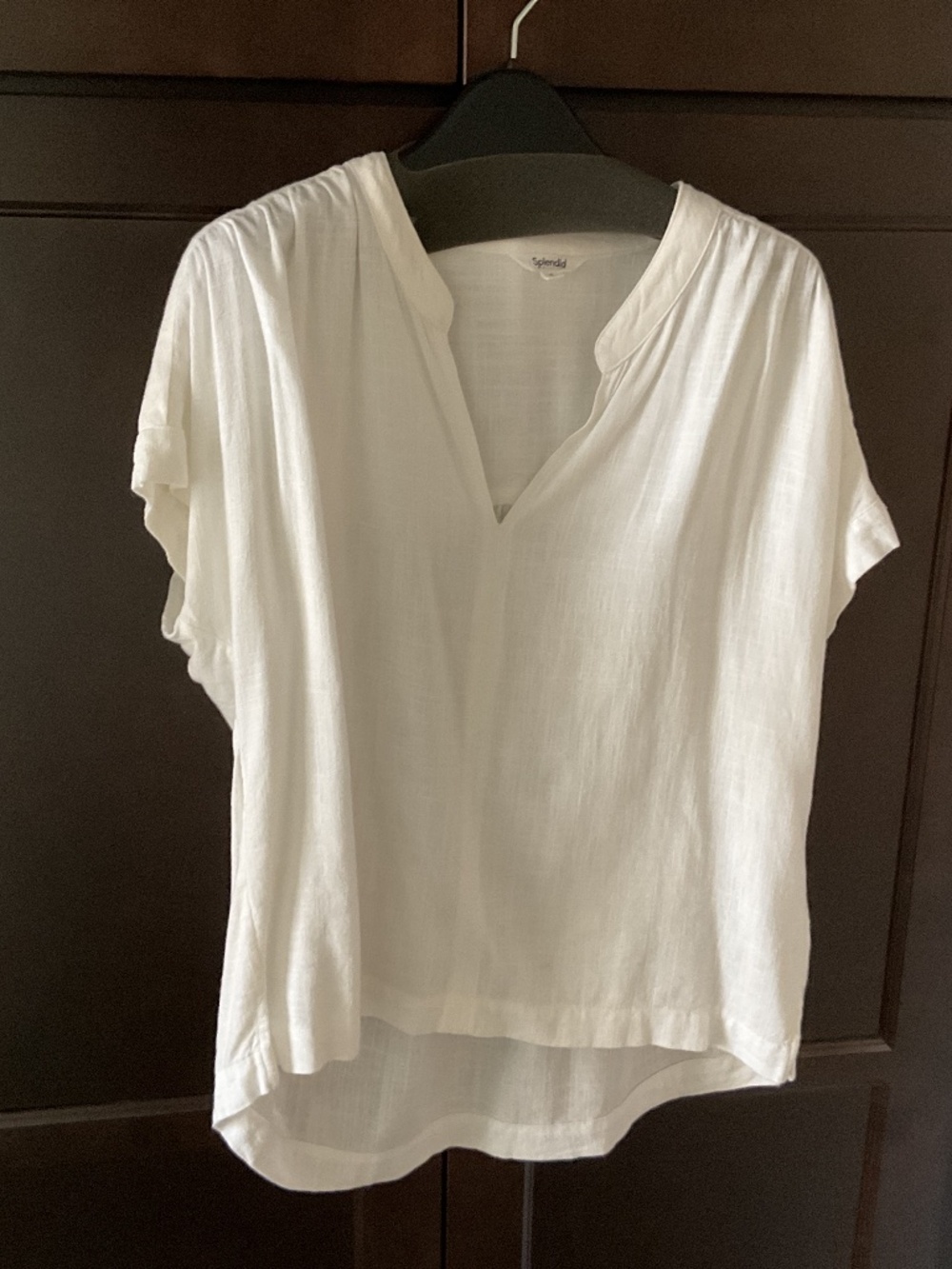 Splendid linen blend top